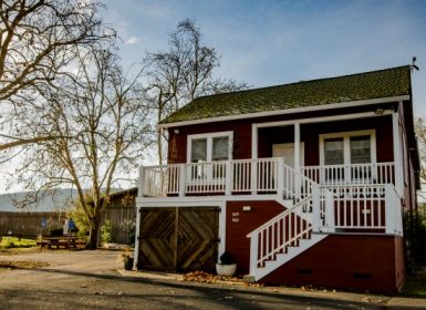 Barn house in the Napa Valley Wine Country