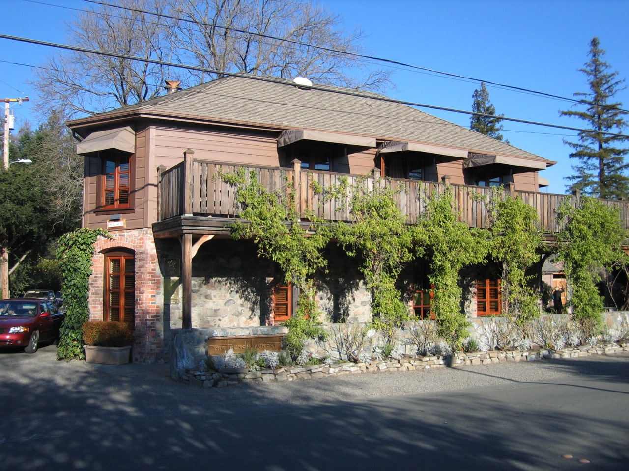 Exterior of The French Laundry Restaurant