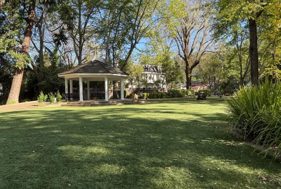 The Gazebo at Pioneer Park in Calistoga